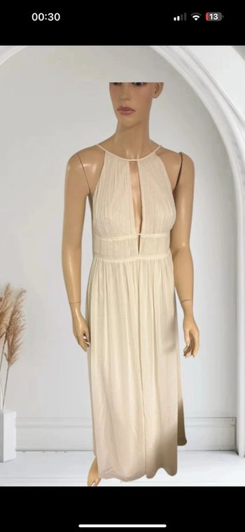 Robe beige Patrizia Pepe neuve – taille 42 élégante et fluide
