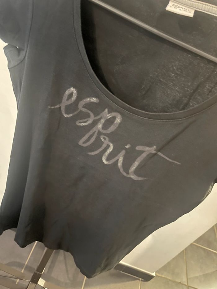 Tee-shirt noir Esprit Taille XL - photo numéro 2