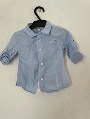 Chemise manche longue fin bébé garçon - taille 3 mois