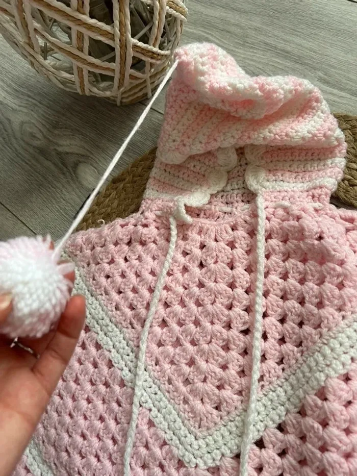 Châle poncho crochet - photo numéro 4