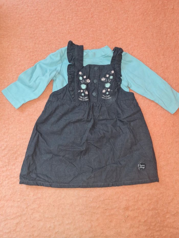 Robe chasuble sucre d orge 12 mois