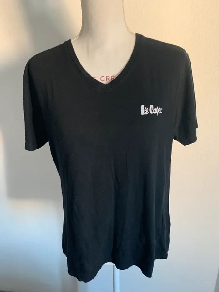 Tee-shirts noir Lee Cooper