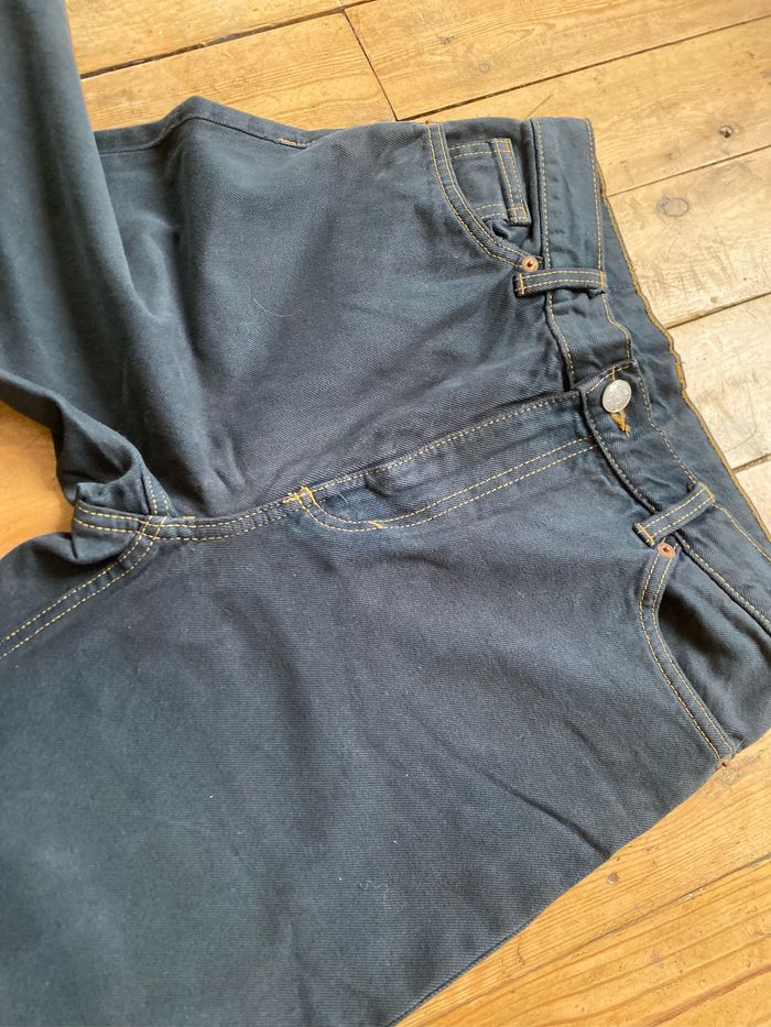 Jeans denim bootcut  coton noir w28 Monki - photo numéro 2