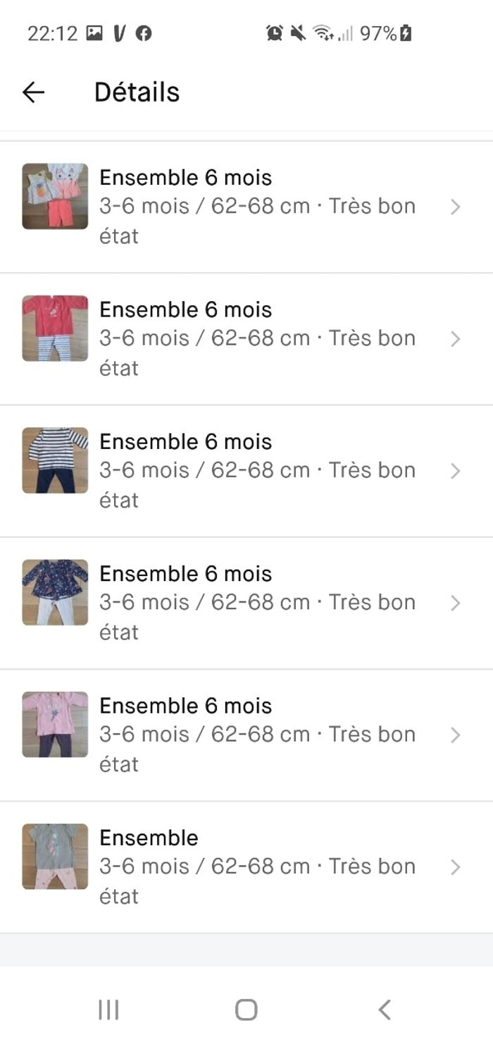 Lot 19 ensembles filles - photo numéro 3