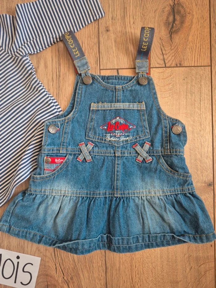 Ensemble lee cooper robe en jean et haut manche longue - photo numéro 5