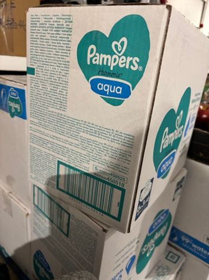 Lingettes Pampers Harmonie Aqua O plastic - photo numéro 2