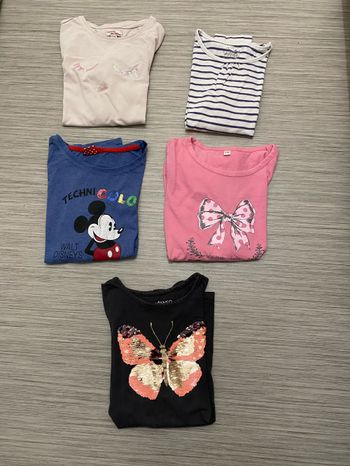 Lot de 5 maillots manches longues en 10 ans