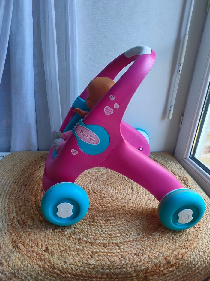 Poussette Minikiss Baby Walker Smoby - photo numéro 2