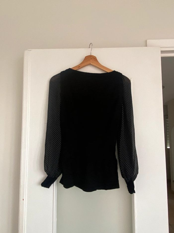 Blouse à manche longue Morgan noir - photo numéro 4