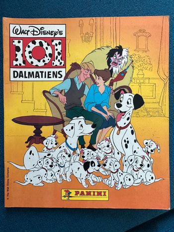 Album livre Panini Complet autocollants stickers vignettes Disney les 101 dalmatiens