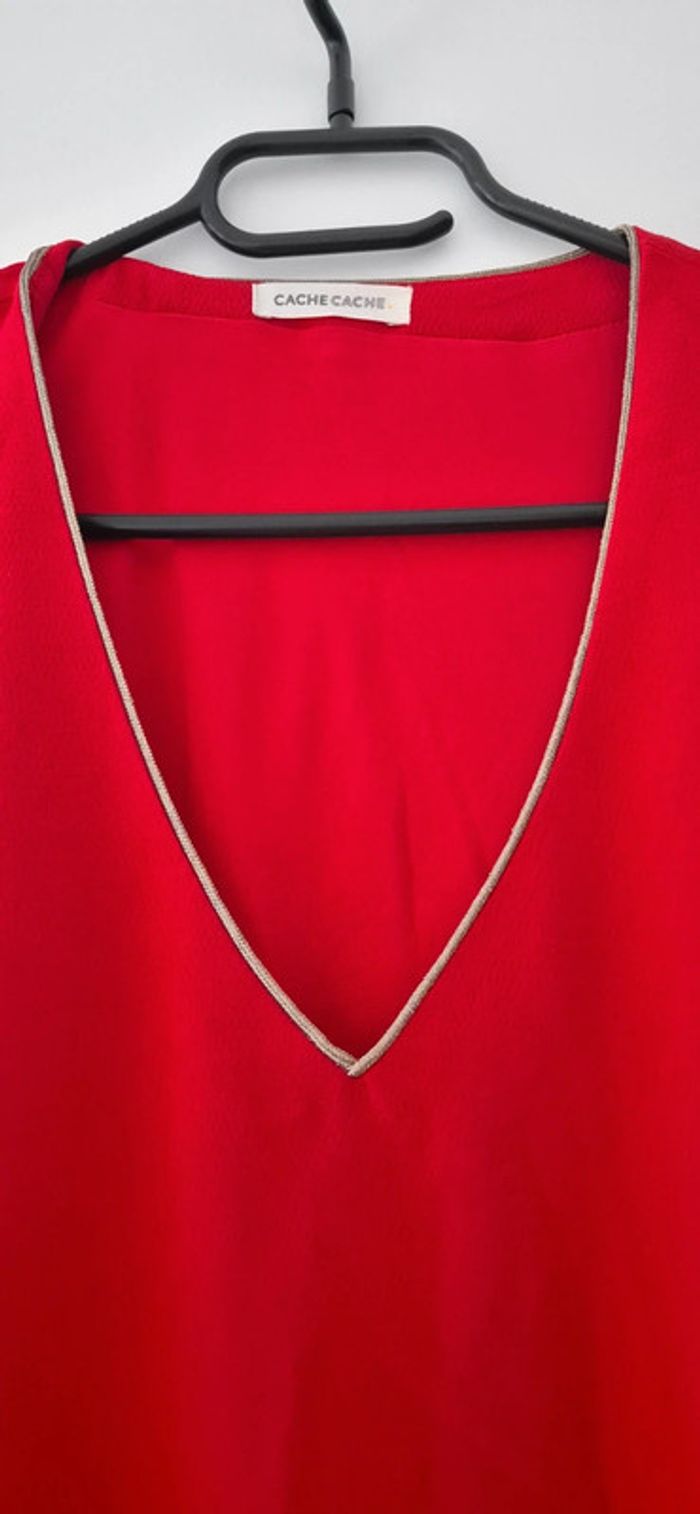 Robe rouge cache cache - photo numéro 4
