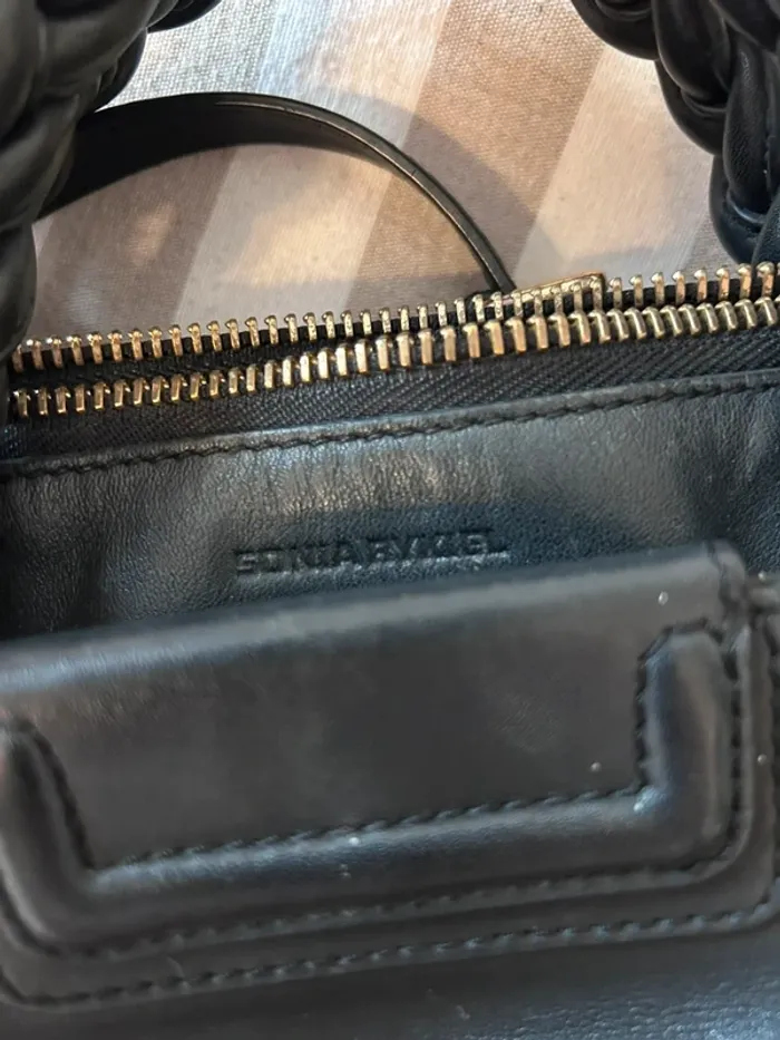 Sac noir Sonia Rykiel cuir noir - photo numéro 12
