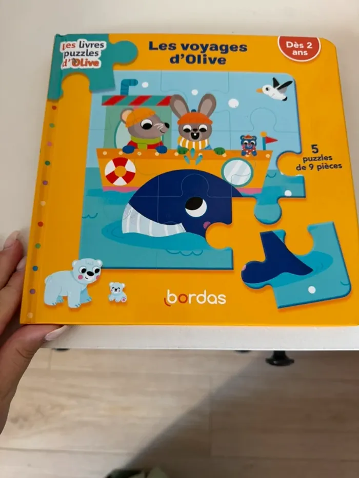 Lot de 3 livres puzzles d’Olive – Dès 2 ans - photo numéro 4