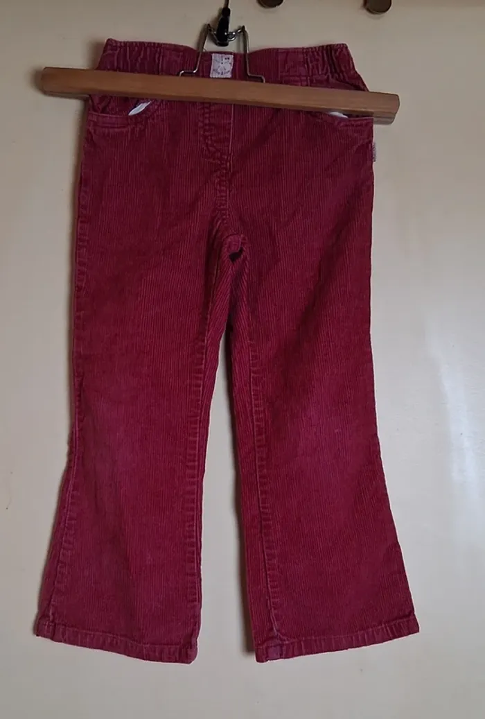 Pantalon côtelé taille 5 ans - photo numéro 2