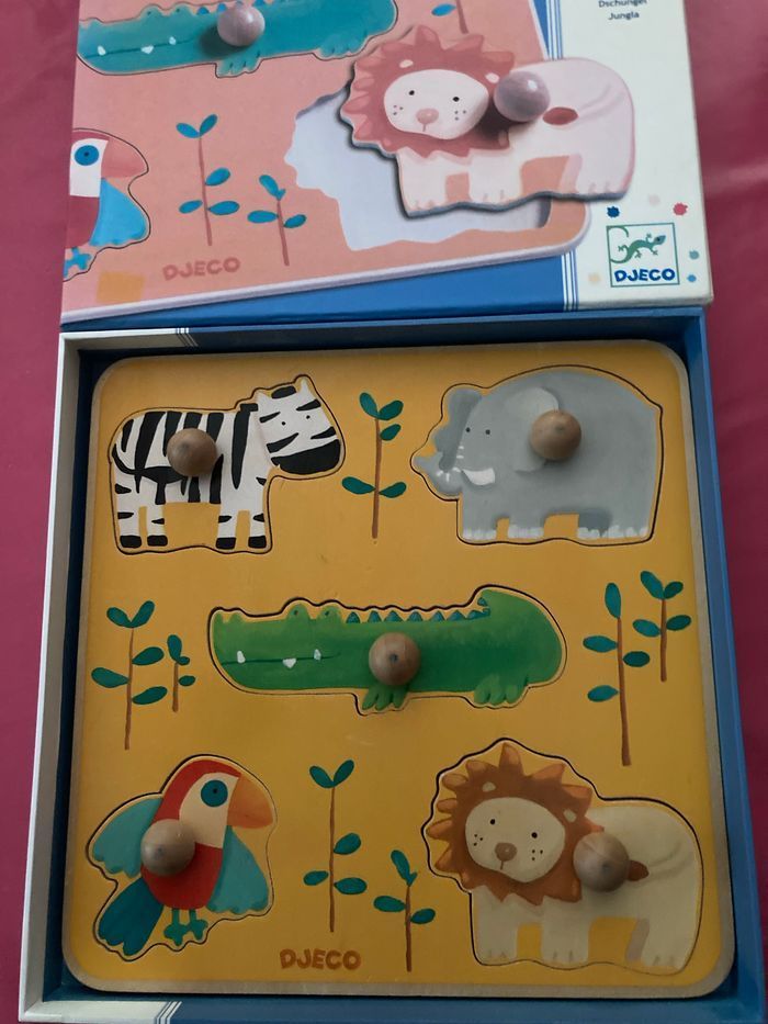 Puzzle encastrement la jungle djeco - photo numéro 2