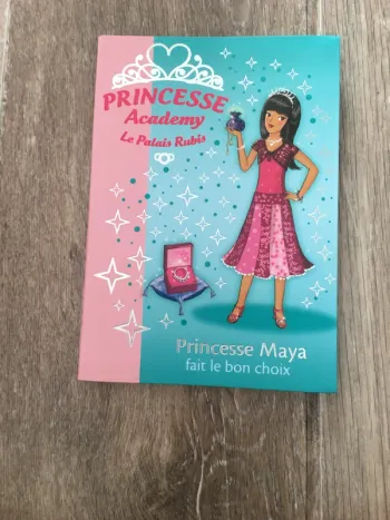 Livre collection rose princesse académie