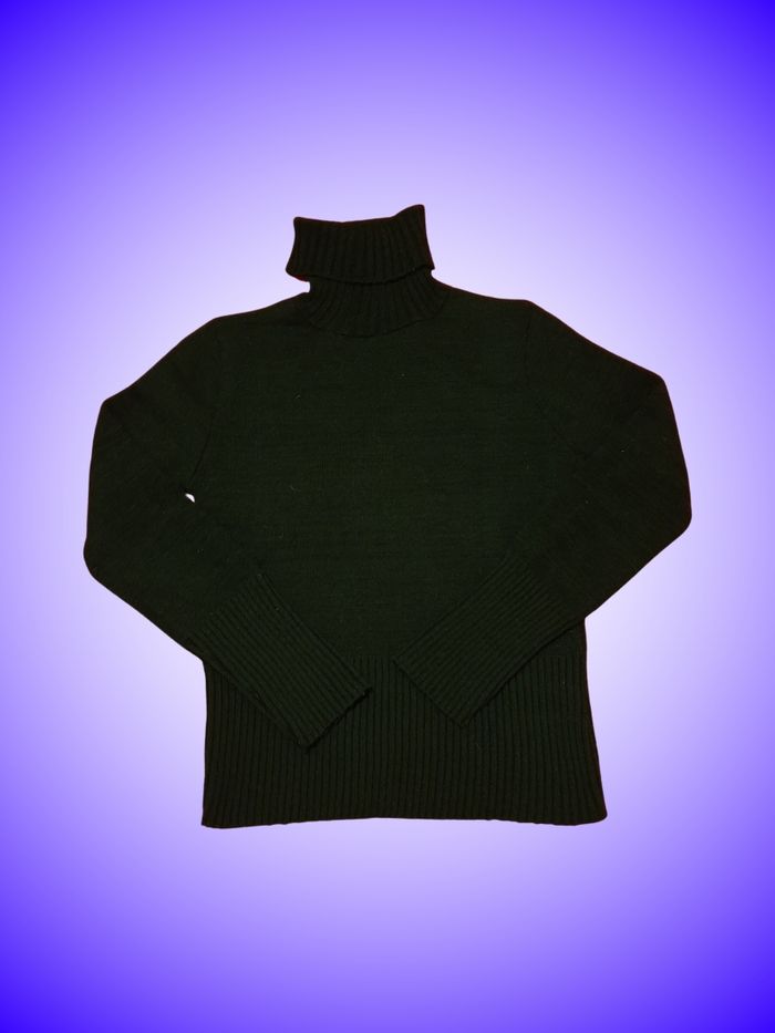 Pull Col Roulé Noir Classique Jennyfer – Maille Fine et Douce – Indispensable Hiver – Très Bon État