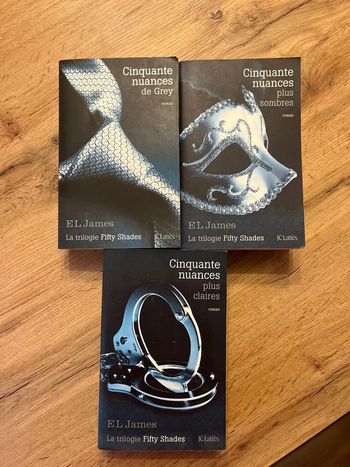 Lot 3 livres Cinquante Nuances de Grey