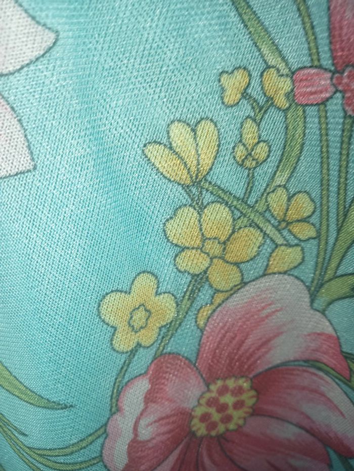 Robe fleurie en voile - photo numéro 2