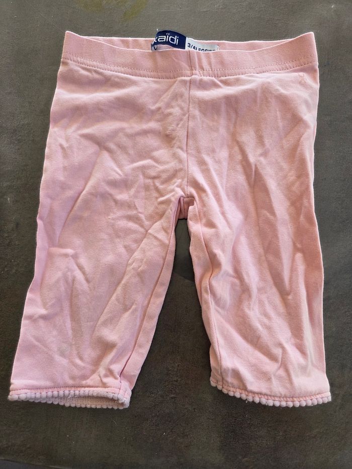 Legging rose court 3 ans