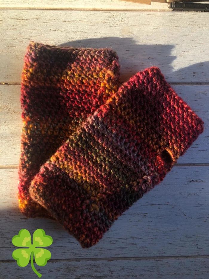 Mitaines colorées au crochet - photo numéro 2