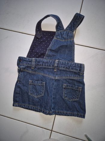 Robe jean  bébé fille