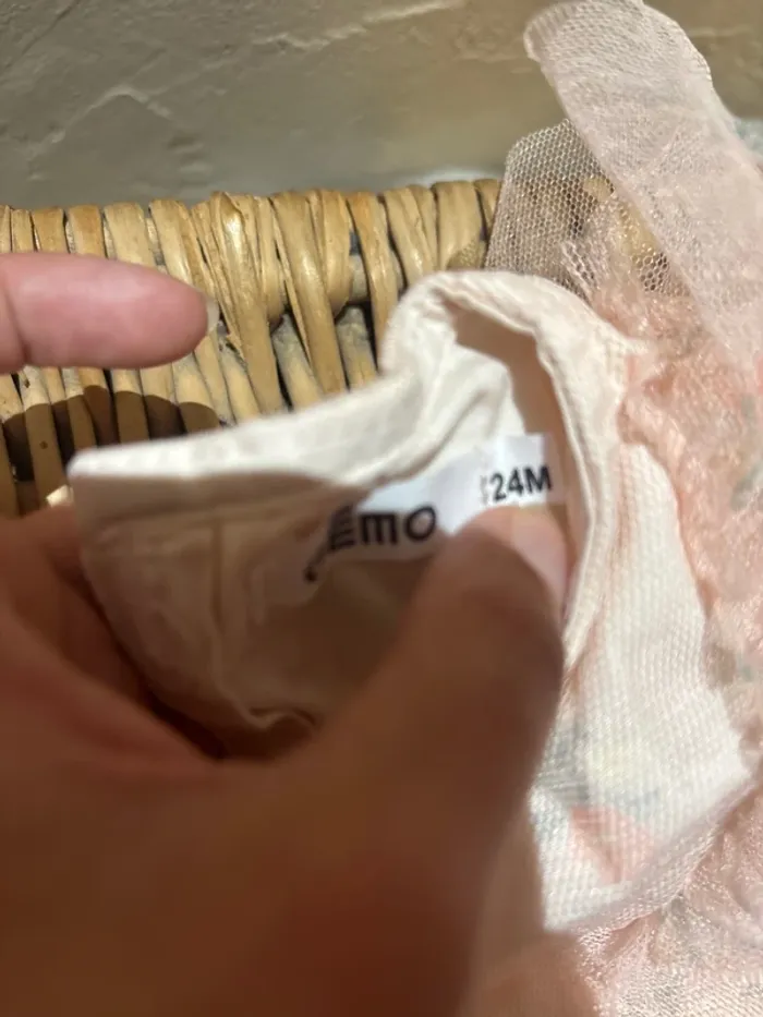 Robe orange Gemo 24mois en très bon état - photo numéro 2