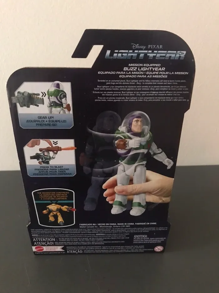 Figurine buzz l’éclair équipé pour la mission mattel neuf - photo numéro 6
