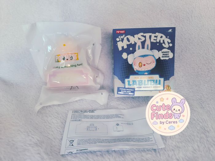 The Monsters Labubu Mini Market  Fridge Magnet Corn  Authentique Neuf