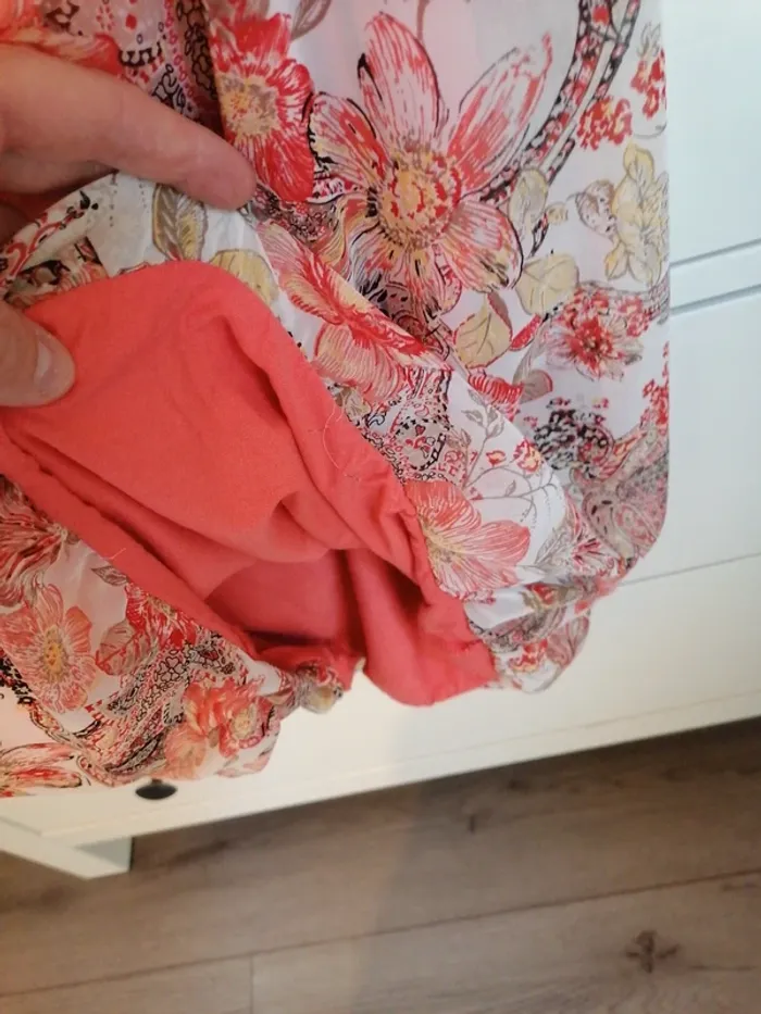 Blouse sans manches voile doublé - photo numéro 6