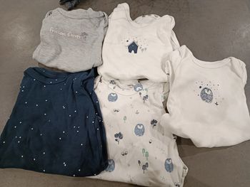 Lot bodies Vertbaudet 3m