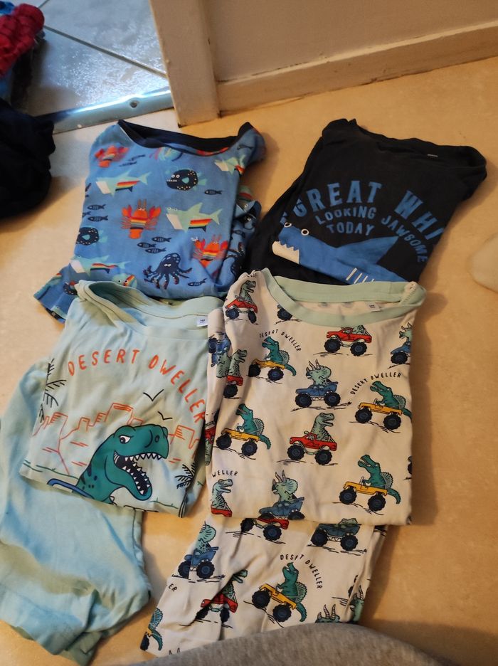 Lot 4 pyjama été 4 ans
