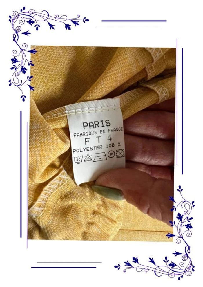 Ensemble été jaune pantalon et chemise T4 - photo numéro 6