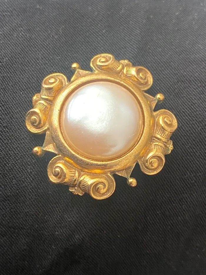 Boucles d’oreilles à clip baroque - photo numéro 2