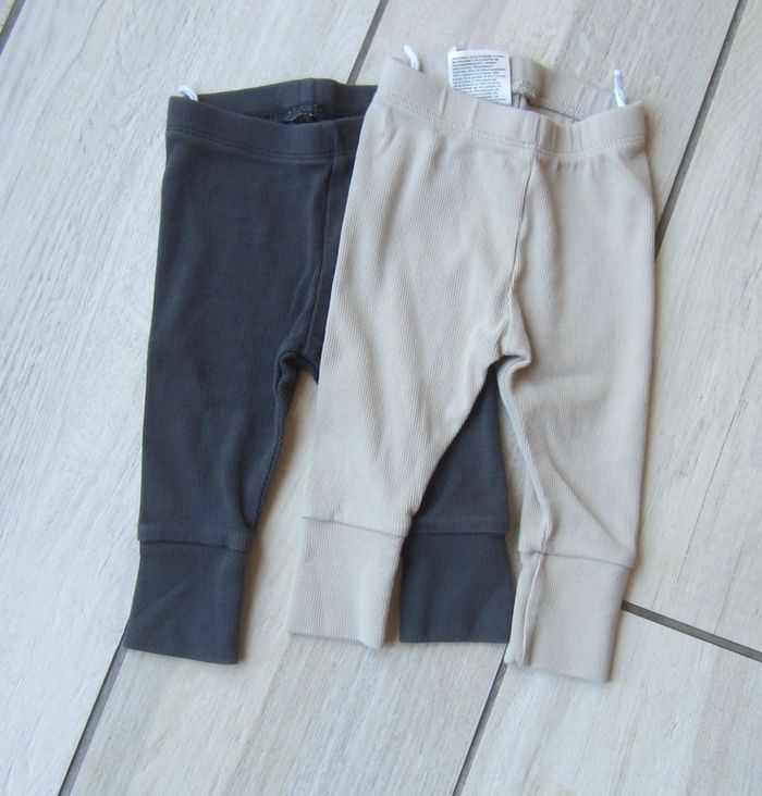 Lot de 2 leggings 2/4 mois