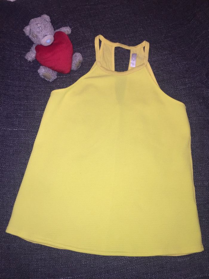 Top jaune - photo numéro 2