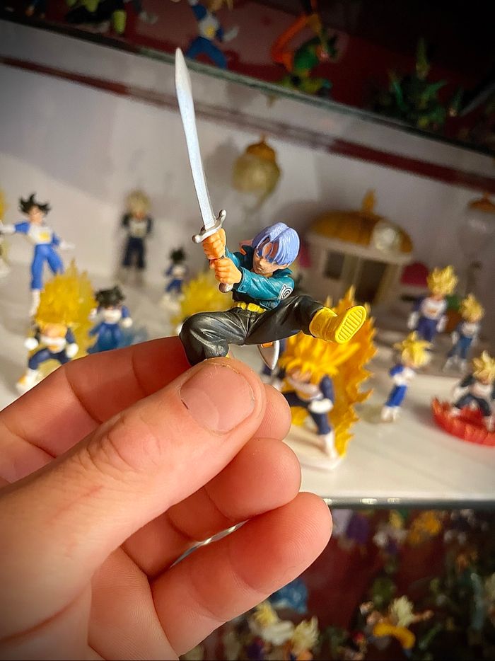 Figurine dragon ball gashapon hg Trunks