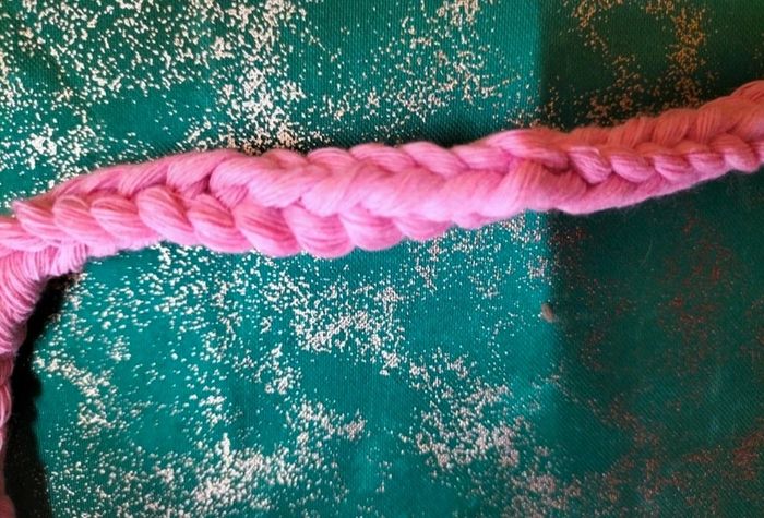 Sac artisanal rose tricolore - photo numéro 5