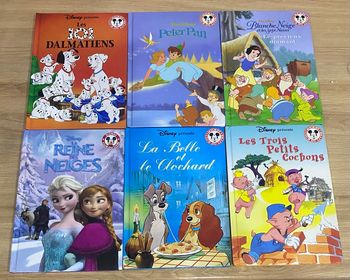6 livres Disney 