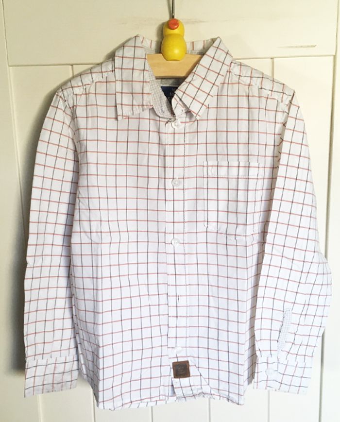Chemise manches longues à carreaux OKAIDI 6 ans