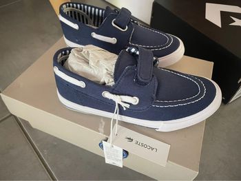 Chaussures bateau Lacoste Keel neuves 31