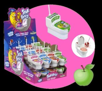 Lot de 2 sucettes toilette pomme