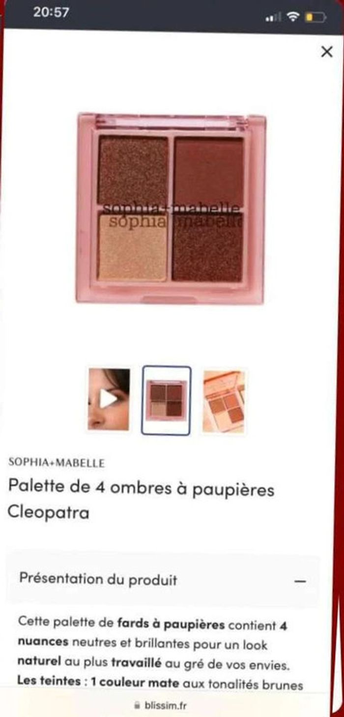 Palette maquillage - photo numéro 5