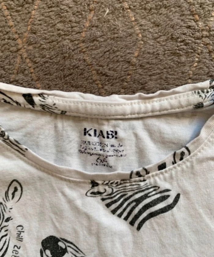 T-shirt blanc fille taille 6 ans - photo numéro 3