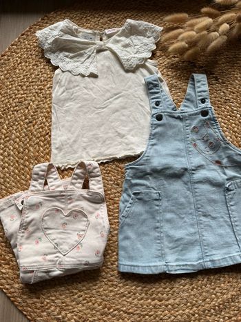 Lot robes en jean 12m