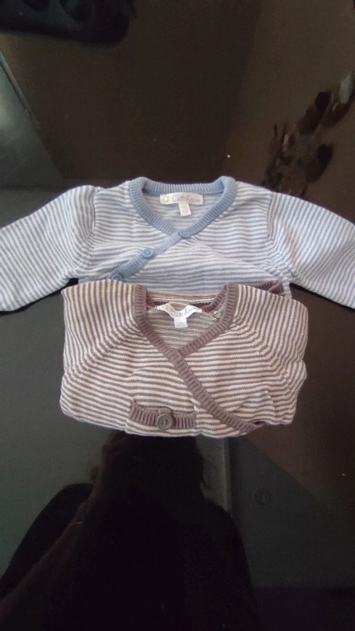Lot 2 gilets tbe