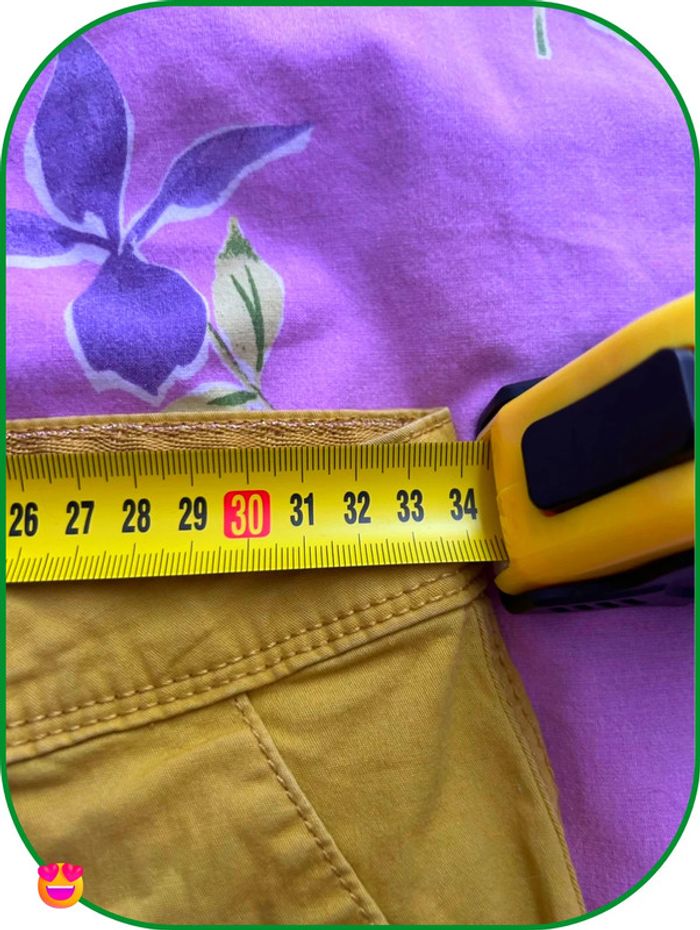 🌷Pantacourt jaune 🌷 - photo numéro 5