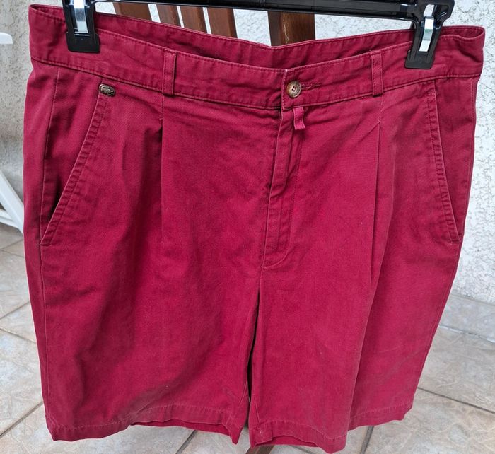 Short bordeaux Lacoste T44