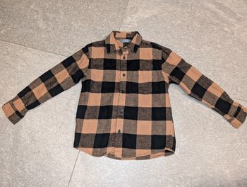 Chemise à manches longues à carreaux garçon 5/6 ans comme NEUVE