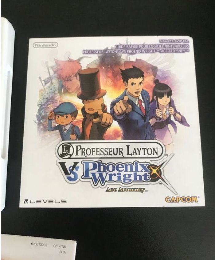 Professeur Layton vs Phoenix Wright : Ace Attorney Nintendo 3DS FR COMPLET VIP - photo numéro 4